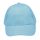 Uniszex 5 paneles tépőzáras pamut baseball sapka, SOL'S SO88119, Atoll Blue-U
