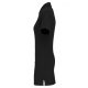 WK209 Női rövid ujjú hosszított piké póló Designed To Work, Black/Oxford Grey-S