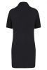 WK209 Női rövid ujjú hosszított piké póló Designed To Work, Black/Oxford Grey-XS
