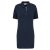 Designed To Work WK209 Női rövid ujjú hosszított piké póló, Navy/Oxford Grey
