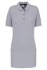 WK209 Női rövid ujjú hosszított piké póló Designed To Work, Oxford Grey/Navy-XS