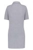 WK209 Női rövid ujjú hosszított piké póló Designed To Work, Oxford Grey/Navy-XS