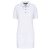 Designed To Work WK209 Női rövid ujjú hosszított piké póló, White/Navy