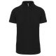 WK225 rövid ujjú galléros piké férfi póló Designed To Work, Black-S