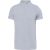 Designed To Work WK225 galléros férfi piké póló, Oxford Grey