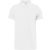 Designed To Work WK225 galléros férfi piké póló, White