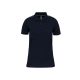 WK271 rövid ujjú Női galléros póló, kontrasztos diszítésekkel Designed To Work, Navy/Silver-XL