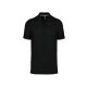 WK274 férfi galléros póló rövid ujjakkal, oldalsó slicceléssel Designed To Work, Black-2XL