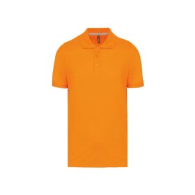   WK274 férfi galléros póló rövid ujjakkal, oldalsó slicceléssel Designed To Work, Orange-M