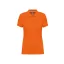WK275 Női galléros póló rövid ujjakkal, oldalsó slicceléssel Designed To Work, Orange-S