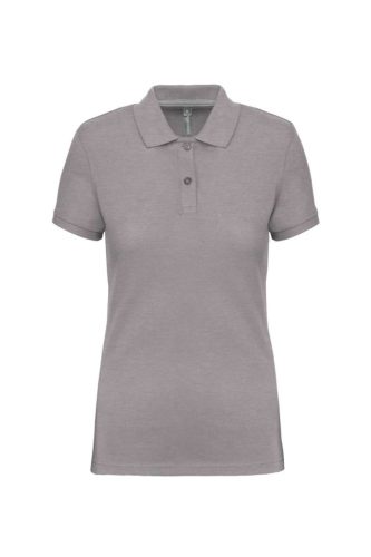 WK275 Női galléros póló rövid ujjakkal, oldalsó slicceléssel Designed To Work, Oxford Grey-2XL