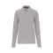 WK276 hosszú ujjú galléros férfi piké póló Designed To Work, Oxford Grey-S