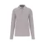 WK276 hosszú ujjú galléros férfi piké póló Designed To Work, Oxford Grey-XL