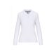 WK277 Női hosszú ujjú galléros piké póló Designed To Work, White-2XL