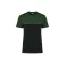 WK304 kétszinű strapabíró unisex kereknyakú rövid ujjú póló Designed To Work, Black/Forest Green-3XL