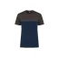 WK304 kétszinű strapabíró unisex kereknyakú rövid ujjú póló Designed To Work, Navy/Dark Grey-S