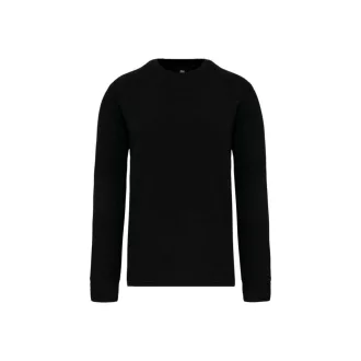   WK4001 környakas vastak unisex pulóver Designed To Work, Black-XS