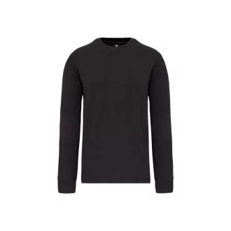   WK4001 környakas vastak unisex pulóver Designed To Work, Dark Grey-XS