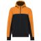 WK450 kétszínű három rétegű, kapucnis softshell dzseki Designed To Work, Black/Orange-L
