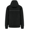 WK450 kétszínű három rétegű, kapucnis softshell dzseki Designed To Work, Black-S