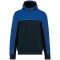 WK450 kétszínű három rétegű, kapucnis softshell dzseki Designed To Work, Navy/Royal Blue-S