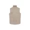 WK607 bélelt unisex mellény sok zsebbel Designed To Work, Beige-L