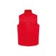 WK607 bélelt unisex mellény sok zsebbel Designed To Work, Red-XS