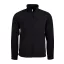 Vastag polár pulóver, az elején végig cipzárral, Designed To Work WK903, Black-2XL