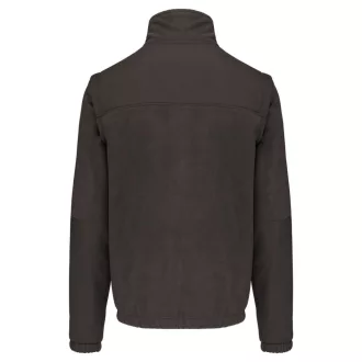   Lvehető bélelt ujjú vastag polár pulóver, az elején végig cipzárral, Designed To Work WK9105, Dark Grey-S