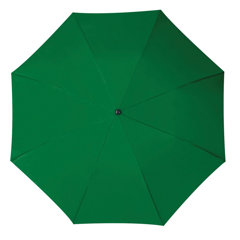 Összecsukható, teleszkópos esernyő, sötétzöld